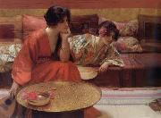 H.Siddons Mowbray Idle Hours oil painting